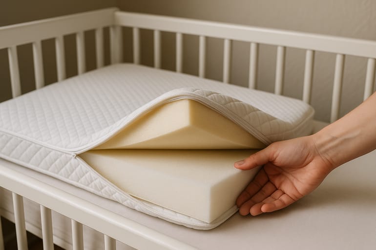 Schaummatrratze im Babybett: Grundlagen, Typen, Kaufhilfe