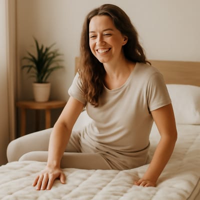 Warum ein Schafwoll-Unterbett den Schlaf verbessert