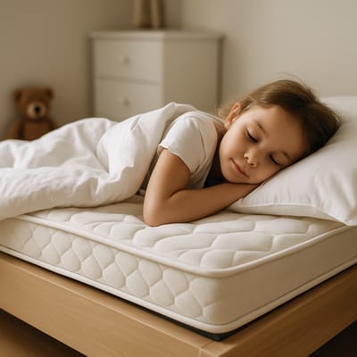 Warum Matratzenhöhe und Härte ab 6 Jahren zählen