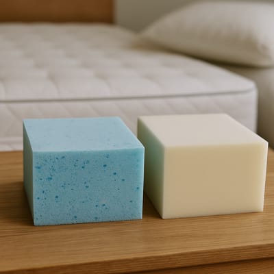 Gelschaum vs Standard‑Memory: Gefühl, Kühlung & Wert