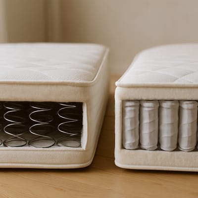 Was unterscheidet Federkern und Taschenfederkern?