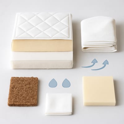 Welche Materialien erhöhen Sicherheit, Hygiene und Schlafkomfort?