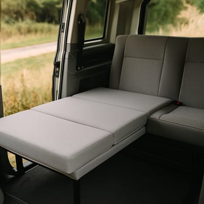 Klappmatratze oder Schlafsofa/Bank? Vor- und Nachteile im Camper