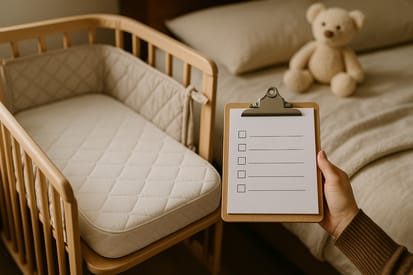 Beistellbett-Matratzengröße: Die kompakte Checkliste